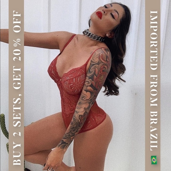 Lace wired bodysuit non padded - Picture 2 of 11